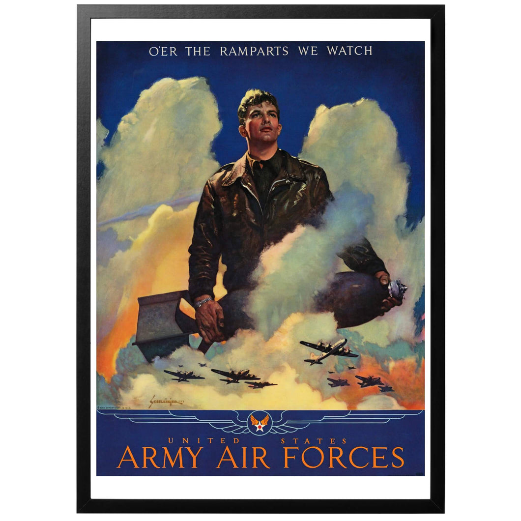 United States Army Air Forces Poster - World War Era