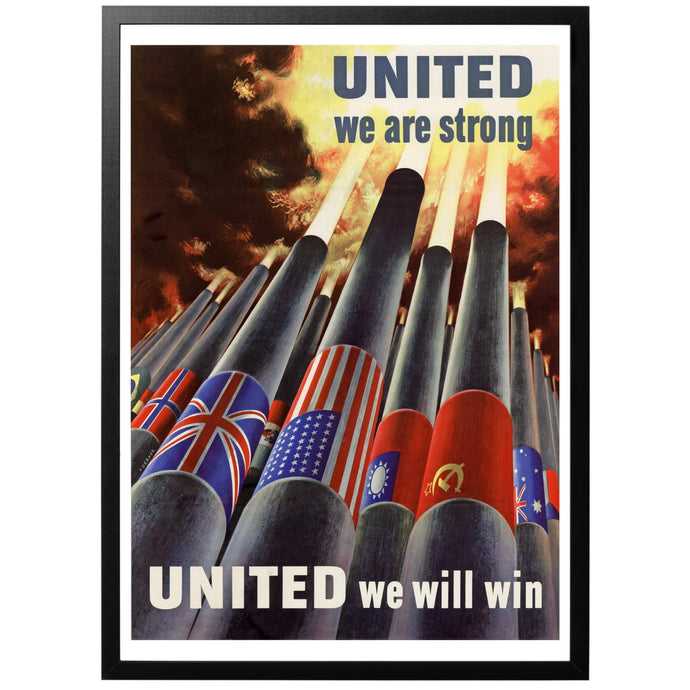 United we will win! Poster - World War Era