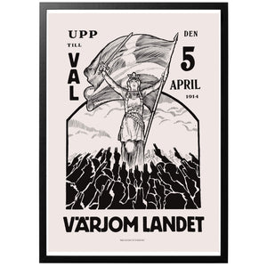 Värjom landet 1914 Poster - World War Era