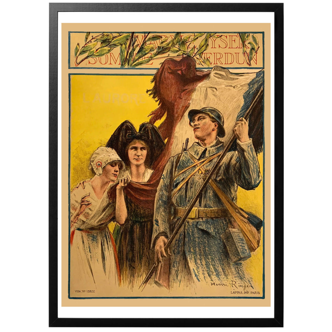 Marne, Yser, Somme, Verdun Poster - World War Era 