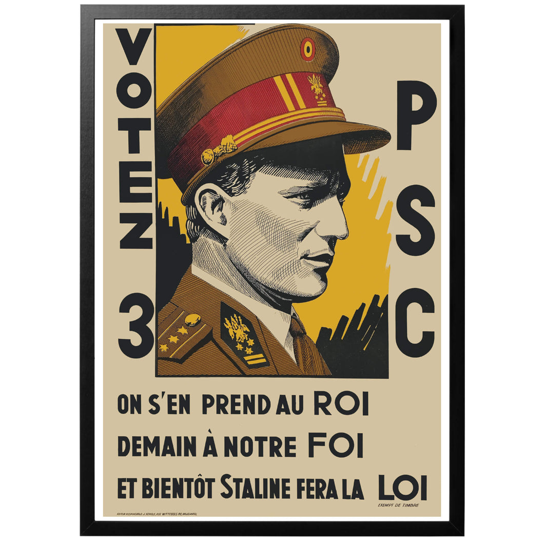 Votez 3 PSC Poster - World War Era