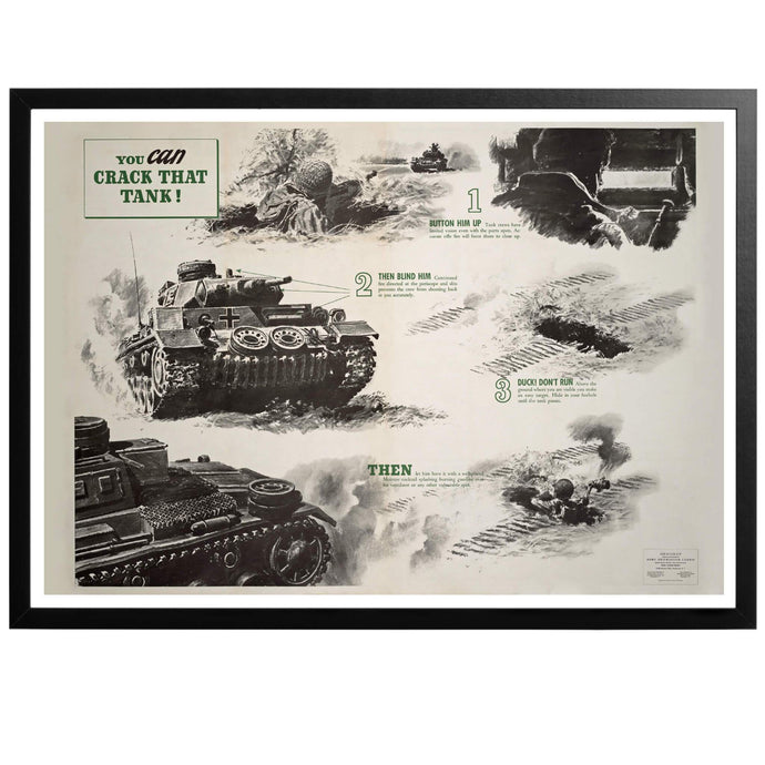 You CAN crack that tank! Poster - World War Era